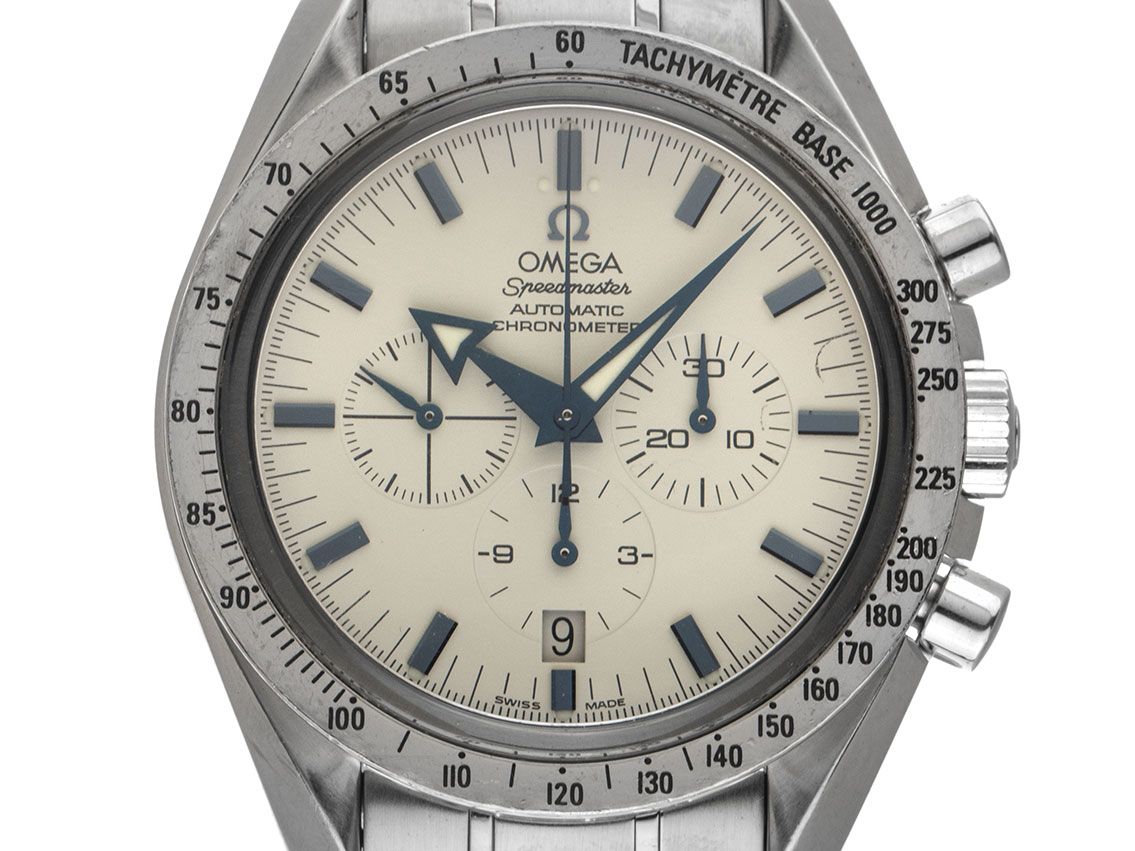 Omega Speedmaster Broad Arrow Ref.35512000 Bj.2004 Full Set Original Vintage Unpoliert