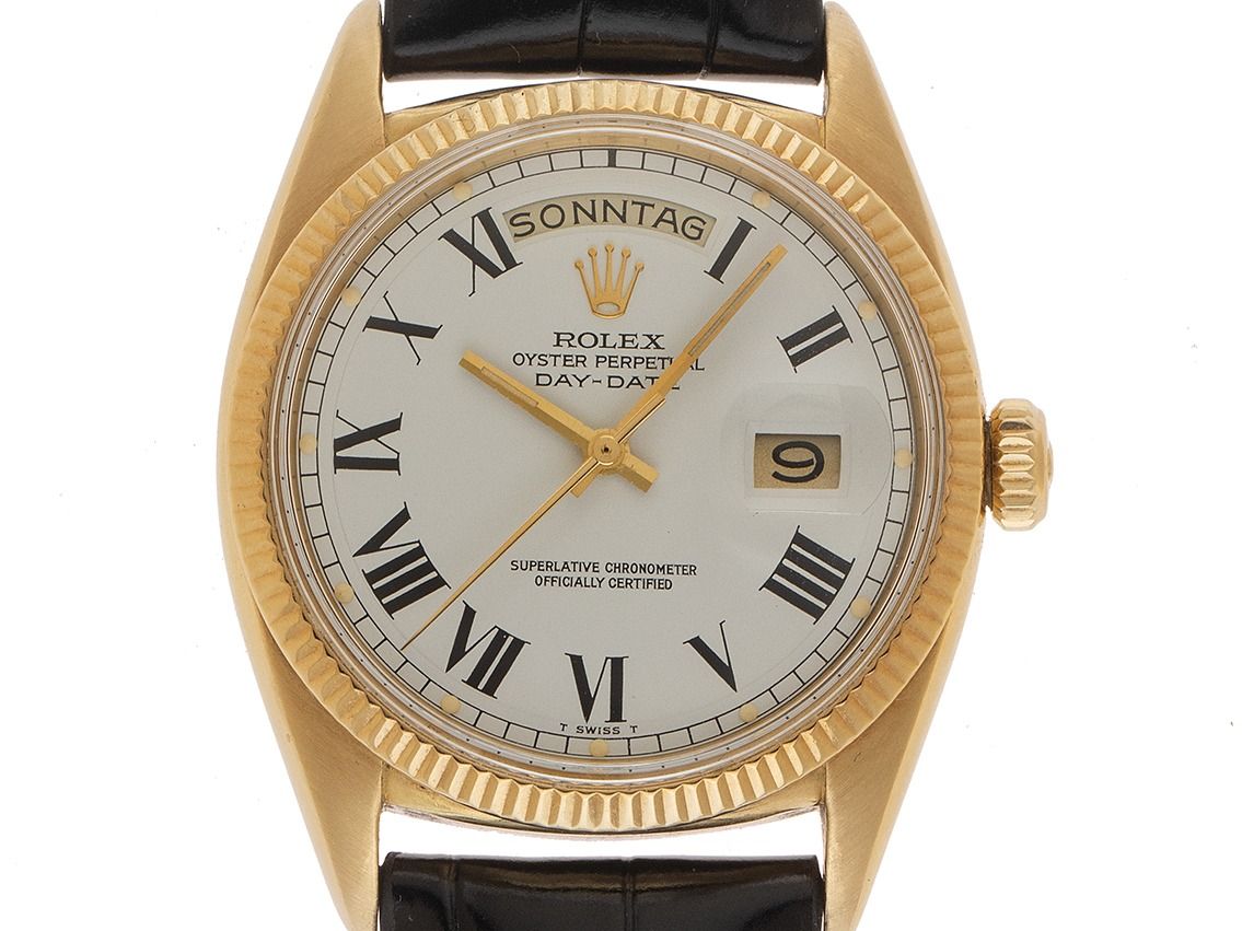 Rolex Day-Date Ref.6611 Bj.1956 Box&Beschreibung Original Vintage Unpoliert