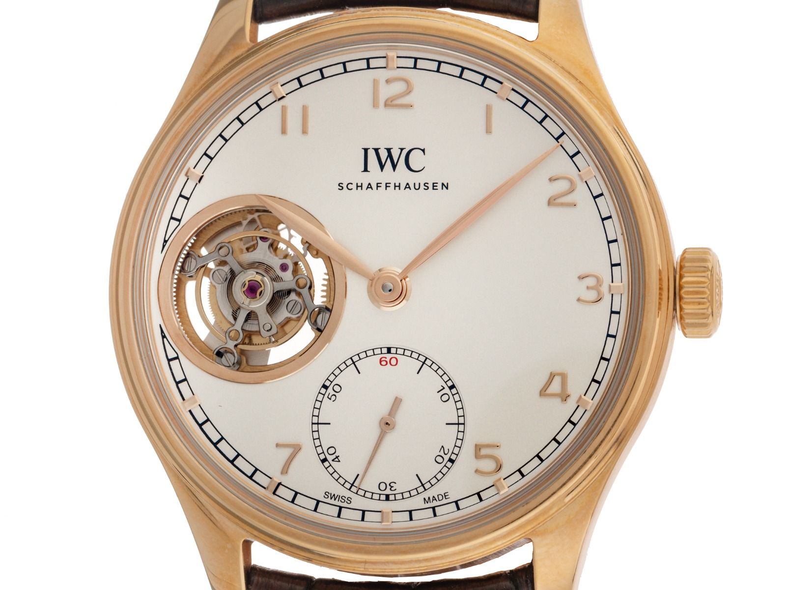 IWC Portugieser Tourbillon Ref.IW546302 Bj.2019 Box&Beschreibung original Vintage Unpoliert