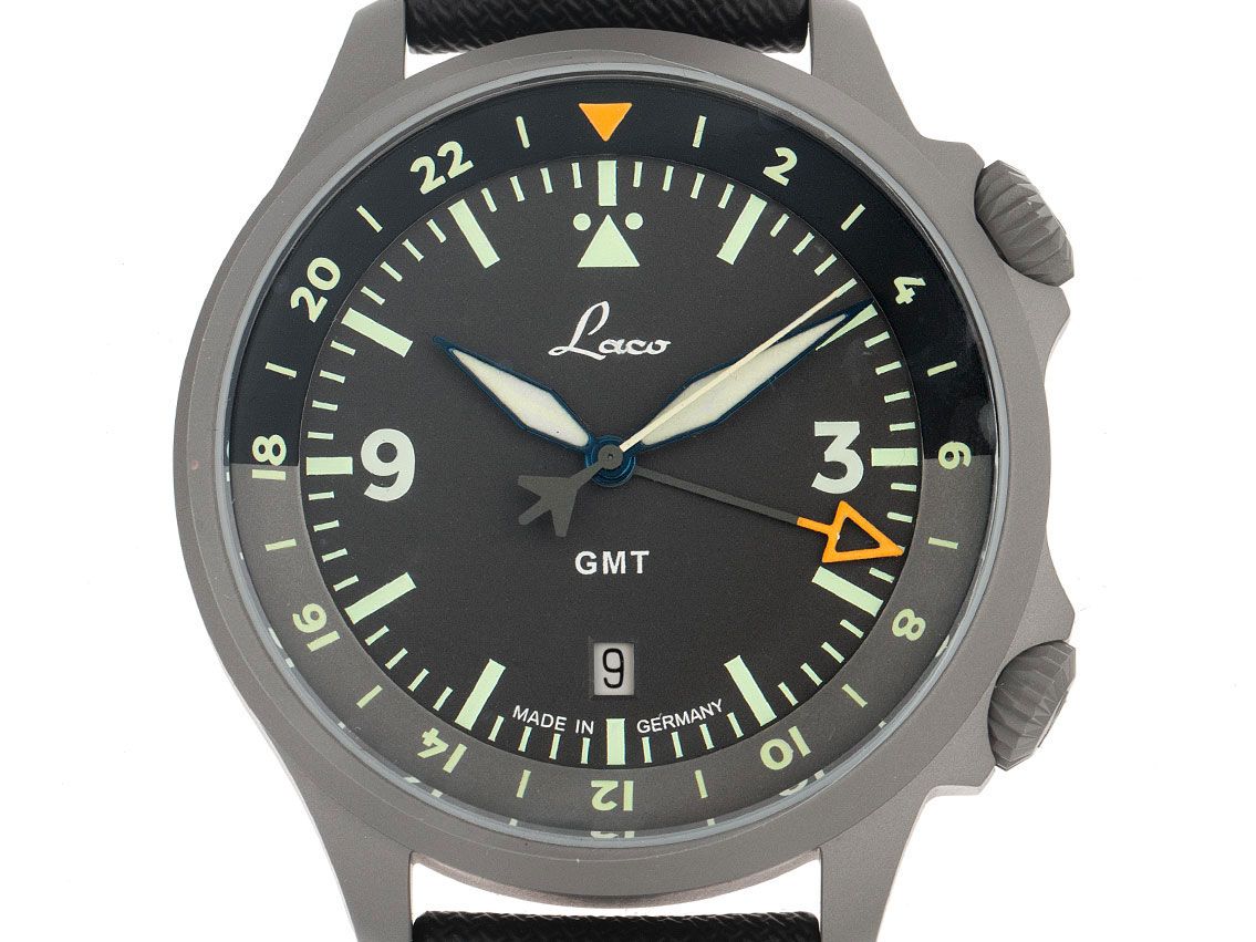 Laco Frankfurt GMT Ref.862187 Full Set Neu