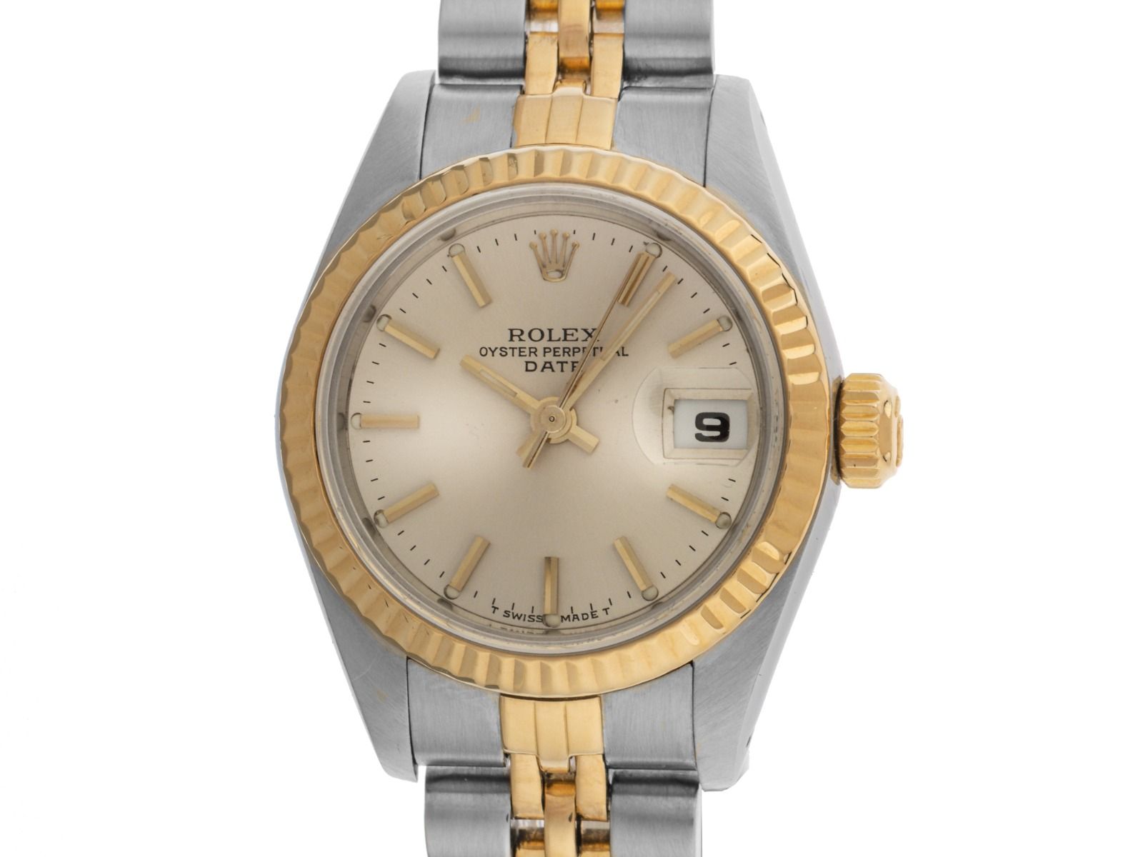 Rolex Datejust Lady Ref.69173 Bj.1986 Box&Beschreibung original Vintage Unpoliert