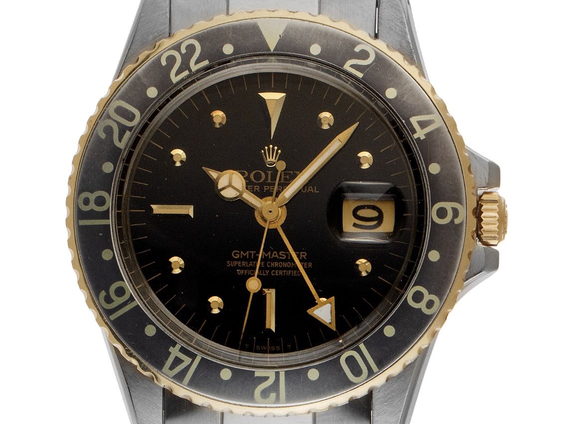 Rolex GMT Master Nipple Dial Ref.1675 Bj.1970 Full Set Original Vintage Unpoliert