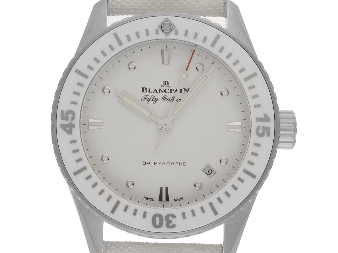Blancpain Fifty Fathoms Bathyscaphe Ref.5100 1127 W52A Bj.2026 Full Set Ungetragen
