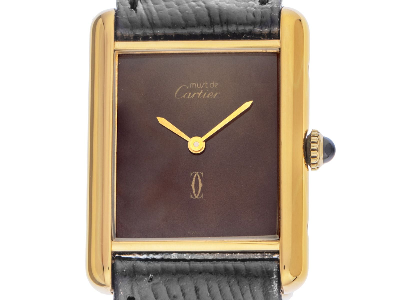 Cartier Tank Vermeil 925 Silber vergoldet Ref.505001 Bj.1992 Box&Beschreibung sehr gut Vintage