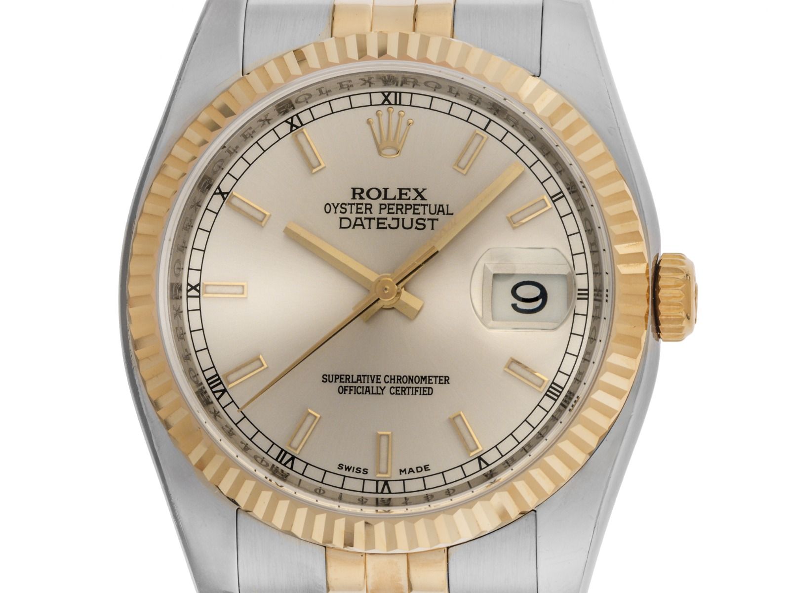Rolex Datejust Ref.116233 Bj.2010 Full Set Original Vintage Unpoliert