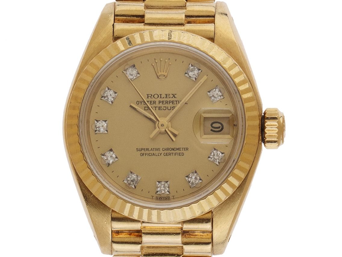 Rolex Datejust Lady Ref.69178 Bj.1983 Box&Beschreibung Original Vintage Unpoliert