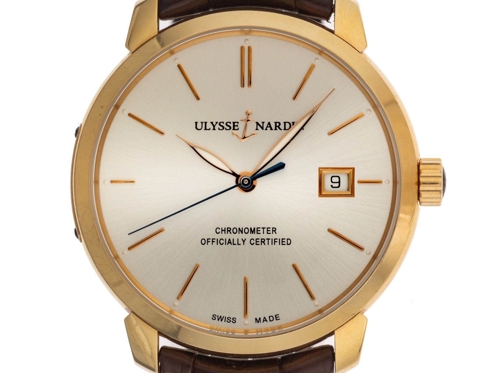 Ulysse Nardin San Marco Classico Ref.8156-111 Bj.2012 original Box Original Vintage Unpoliert