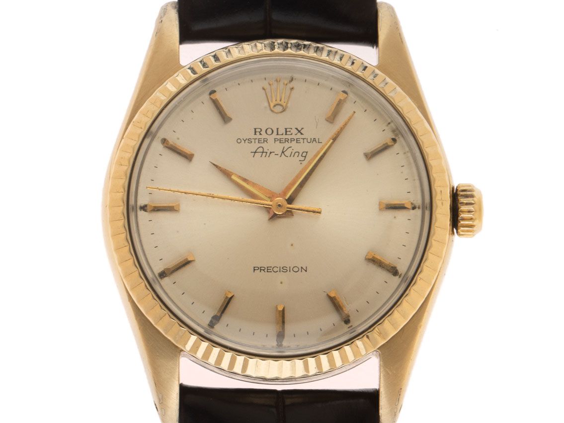 Rolex Oyster Perpetual Air King Precision Ref.1014 Bj.1962 original Box Original Vintage Unpoliert
