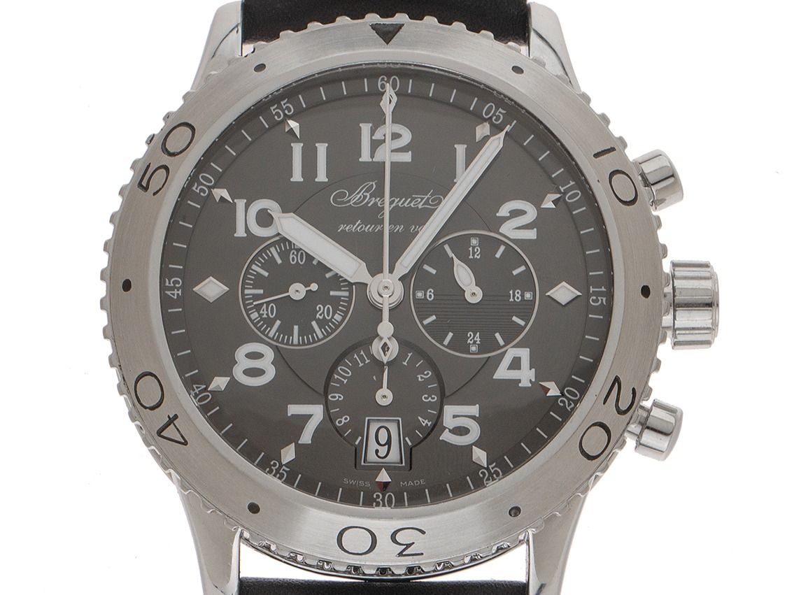 Breguet Type XXL Flyback Chronograph Ref3810  Bj.2020 original Box sehr gut Vintage