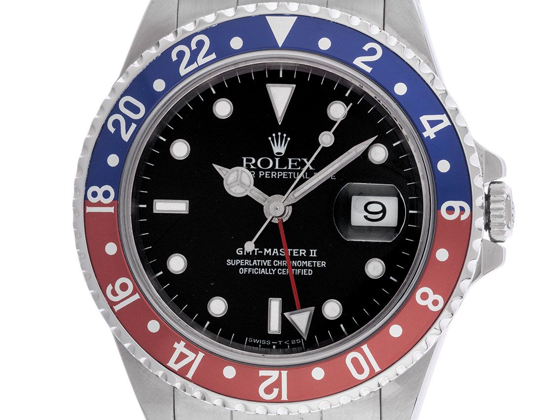 Rolex GMT Master II Ref.16710 1991 Box&Beschreibung sehr gut Vintage
