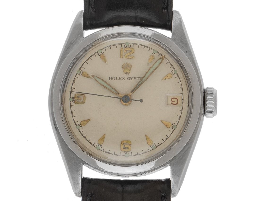 Rolex Oysterdate Red Date Ref.6606 Bj.1962 original Box Original Vintage Unpoliert