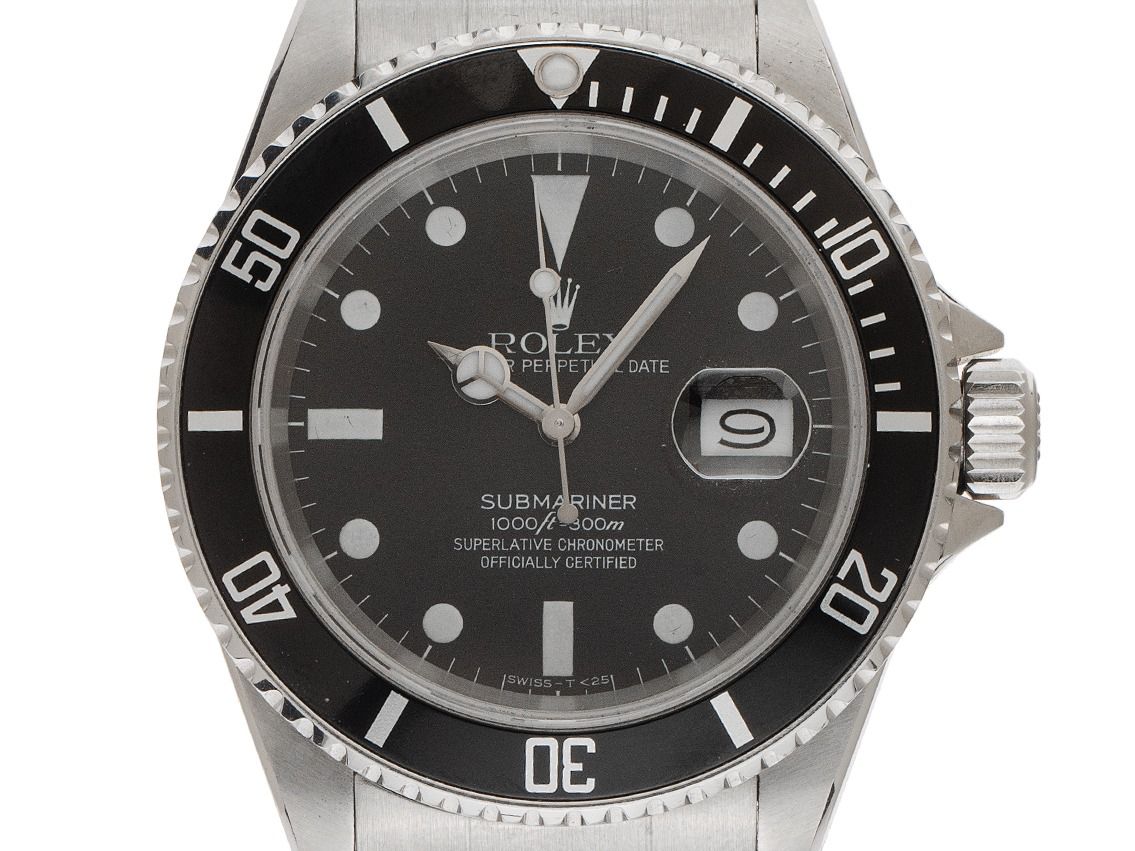 Rolex Submariner Date Ref.16800 Bj.1983 Full Set sehr gut Vintage