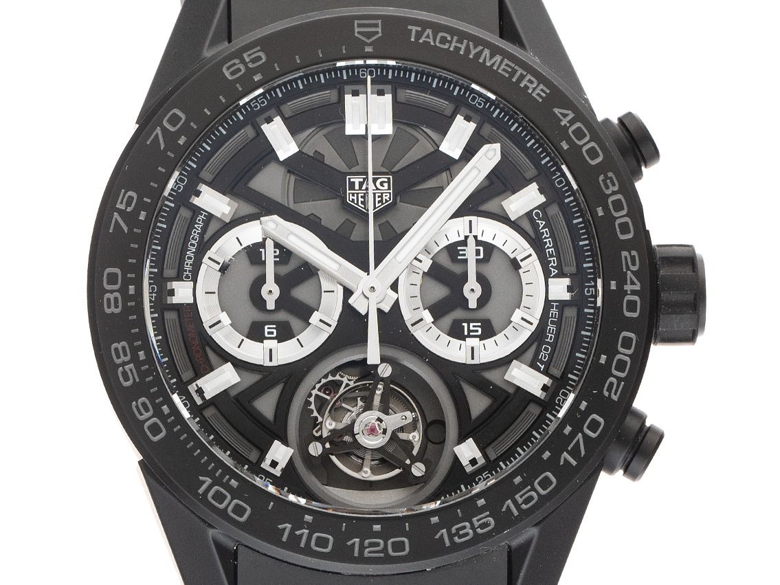 Tag Heuer Carrera Tourbillon skelettiert Ref.CAR5A90.FC6415 Bj.2020 Full Set wie Neu