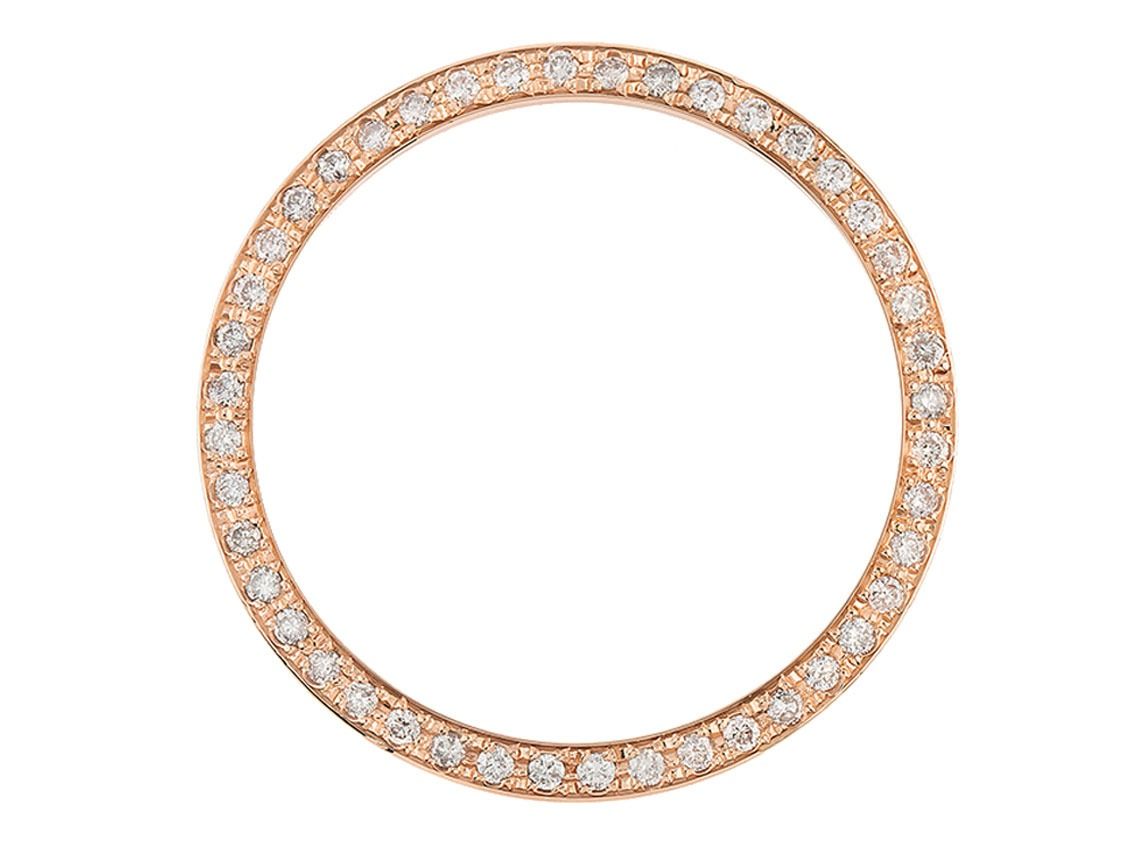 Zubehör - Lünette 18kt Roségold Diamanten 2,30ct 40mm 