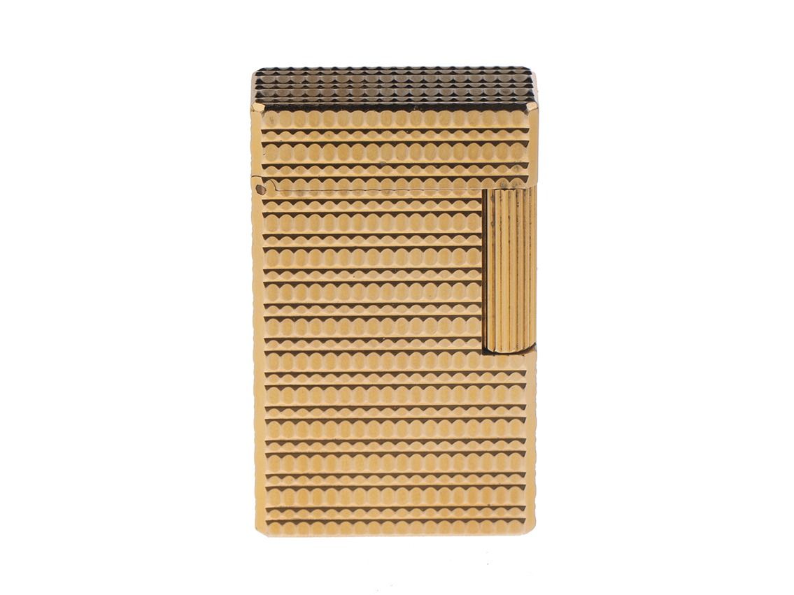 S.T. Dupont Feuerzeug Gelbgold Full Set 