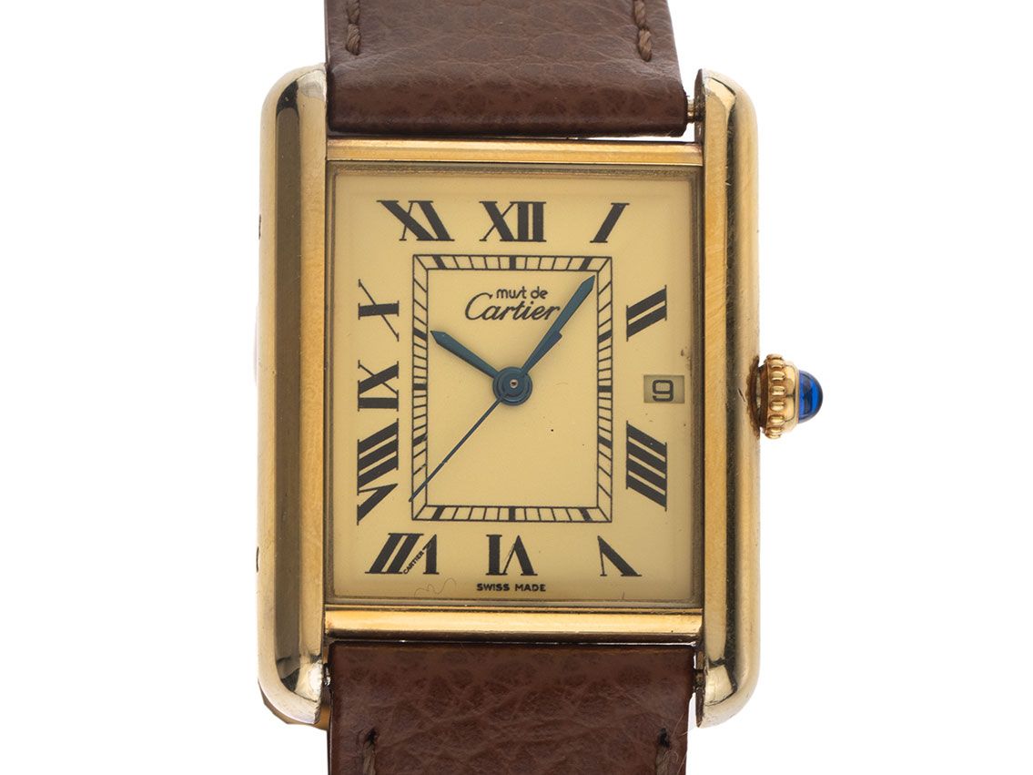 Cartier Tank Must Ref.2413 Bj.2003 Full Set Original Vintage Unpoliert