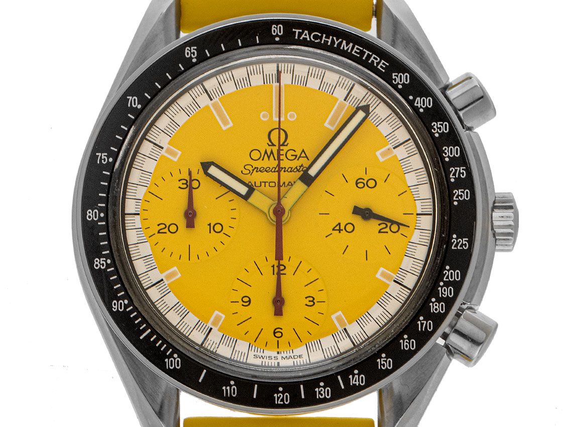 Omega Speedmaster Reduced Michael Schumacher Edition Ref.3510.12.00 Bj.1995 Box&Beschreibung sehr gut Vintage 