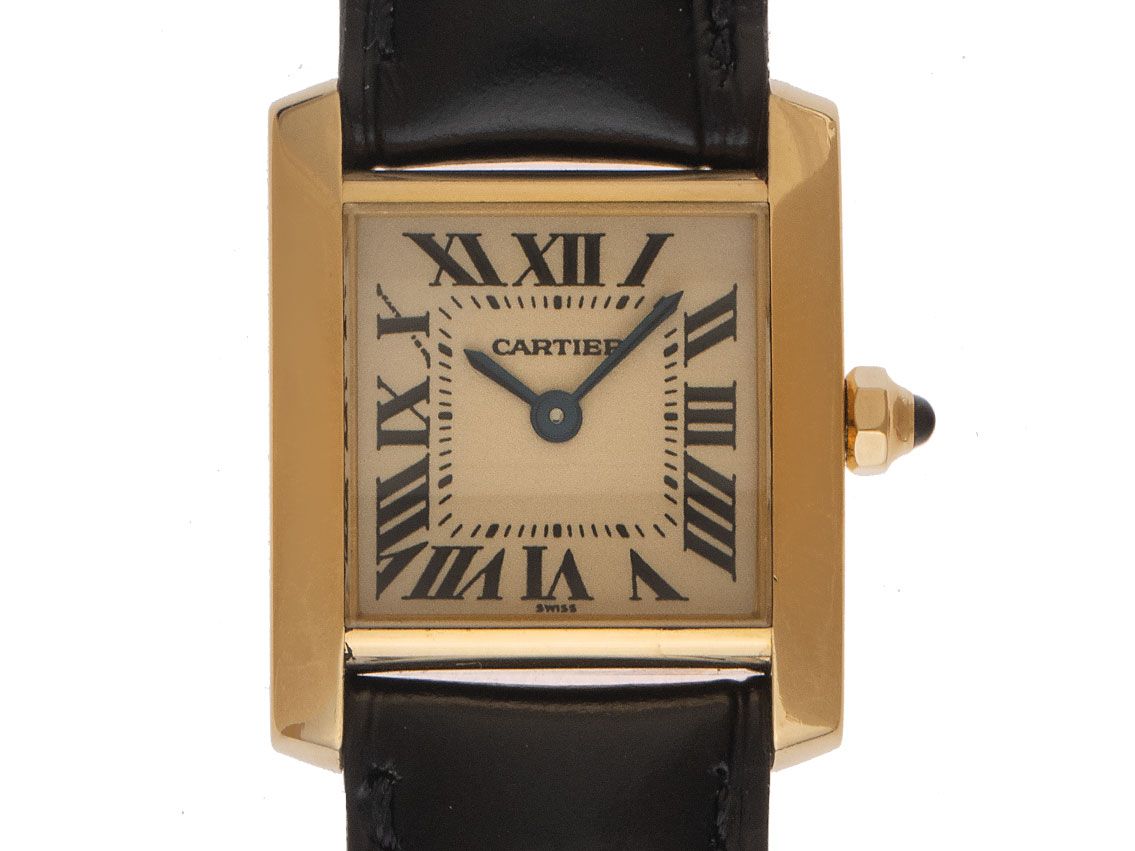 Cartier Tank Francaise Ref.1820 Bj.1999 Full Set sehr gut Vintage 
