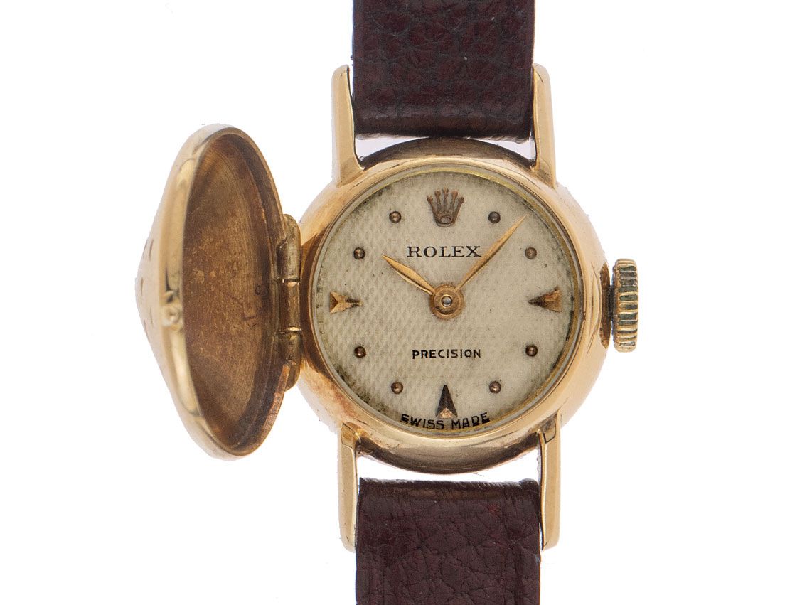 Rolex Precision Mini Klappdeckel Bj.1962 original Box sehr gut Vintage