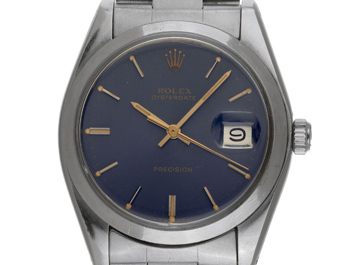 Rolex Oysterdate Precision Ref.6694 Bj.1980 original Box Original Vintage Unpoliert