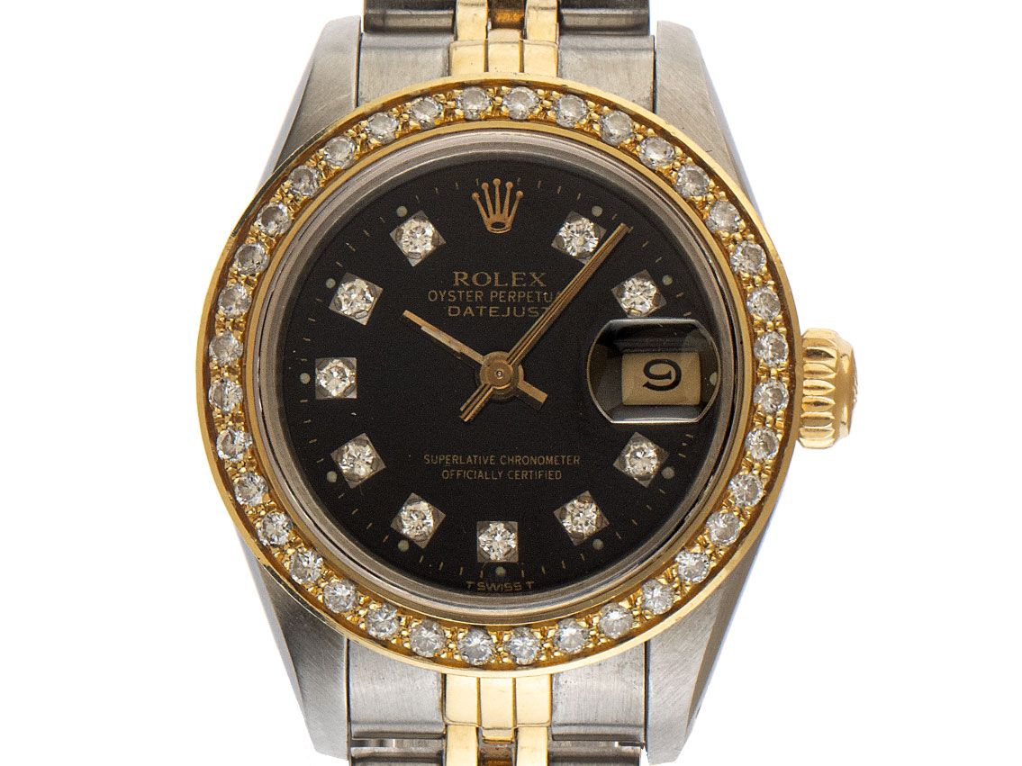 Rolex Datejust Lady Ref.69173 Bj.1986 Box&Beschreibung original Vintage Unpoliert