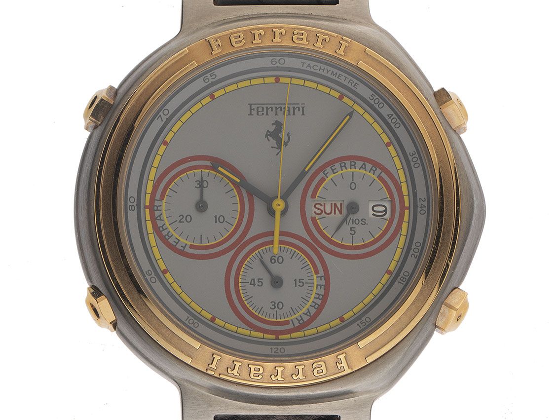 Ferrari Formula Day-Date Chronograph Ref.2660 Bj.1994 Full Set original Vintage Unpoliert