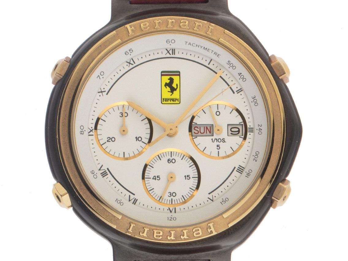 Ferrari Formula Day-Date Chronograph Ref.2669 Bj.1994 Full Set original Vintage Unpoliert