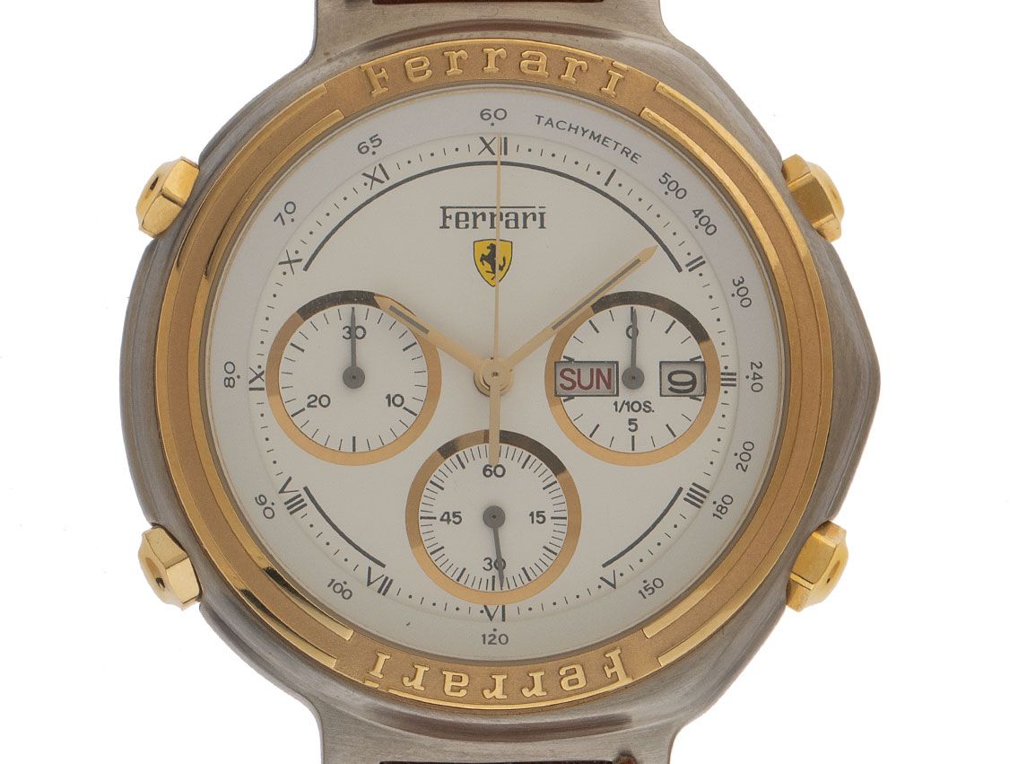 Ferrari Formula Day-Date Chronograph Ref.2670 Bj.1993 Full Set original Vintage Unpoliert