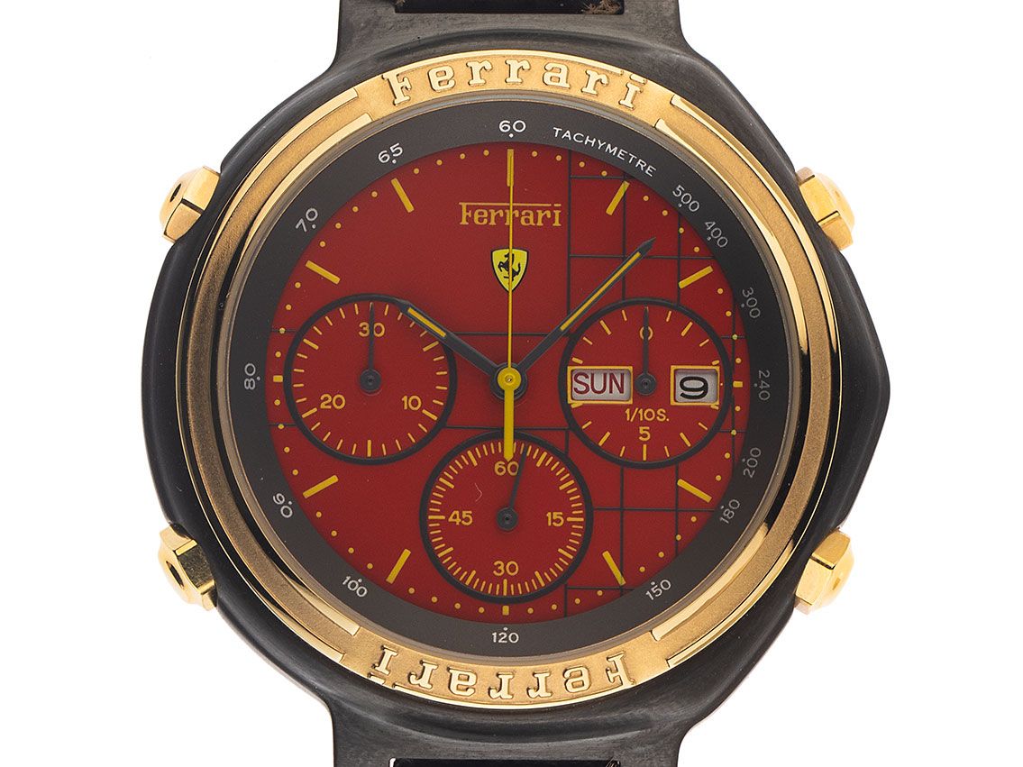 Ferrari Formula Day-Date Chronograph Ref.2659 Bj.1991 Full Set original Vintage Unpoliert