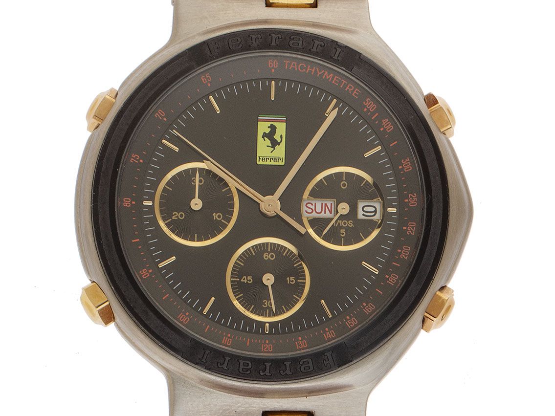 Ferrari Formula Day-Date Chronograph Ref.2642 Bj.2000 Full Set original Vintage Unpoliert
