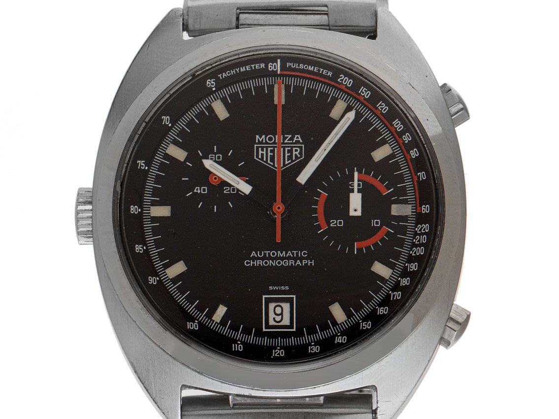 Heuer Heritage Monza 40th Anniversary Ref.150.511 Bj.1977 original Box Original Vintage  Unpoliert