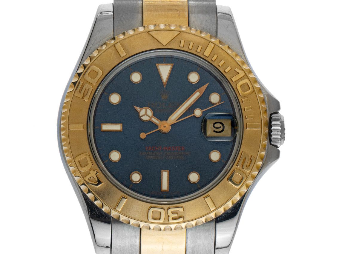 Rolex Yacht-Master Medium Ref.168623 Bj.1996 Box&Beschreibung sehr gut Vintage