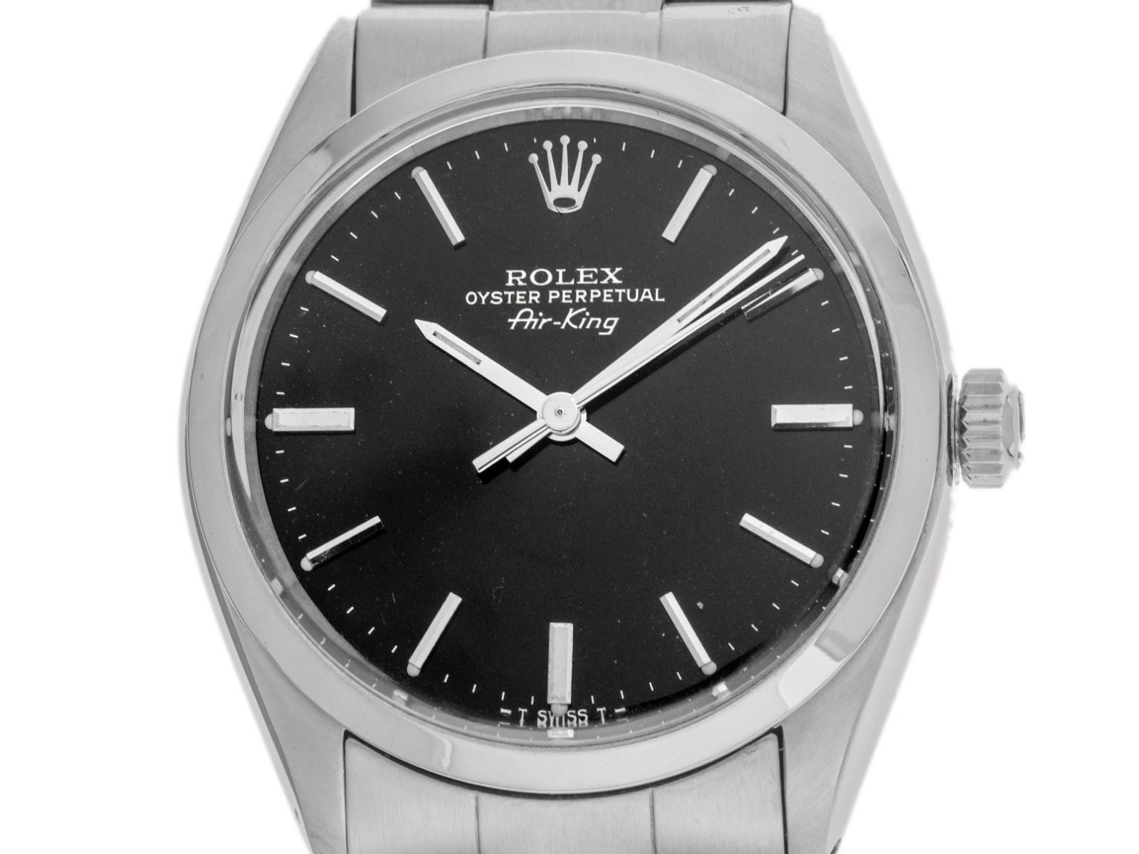 Rolex Oyster Perpetual Air King Ref.5500 Bj.1982 original Box Original Unpoliert Vintage