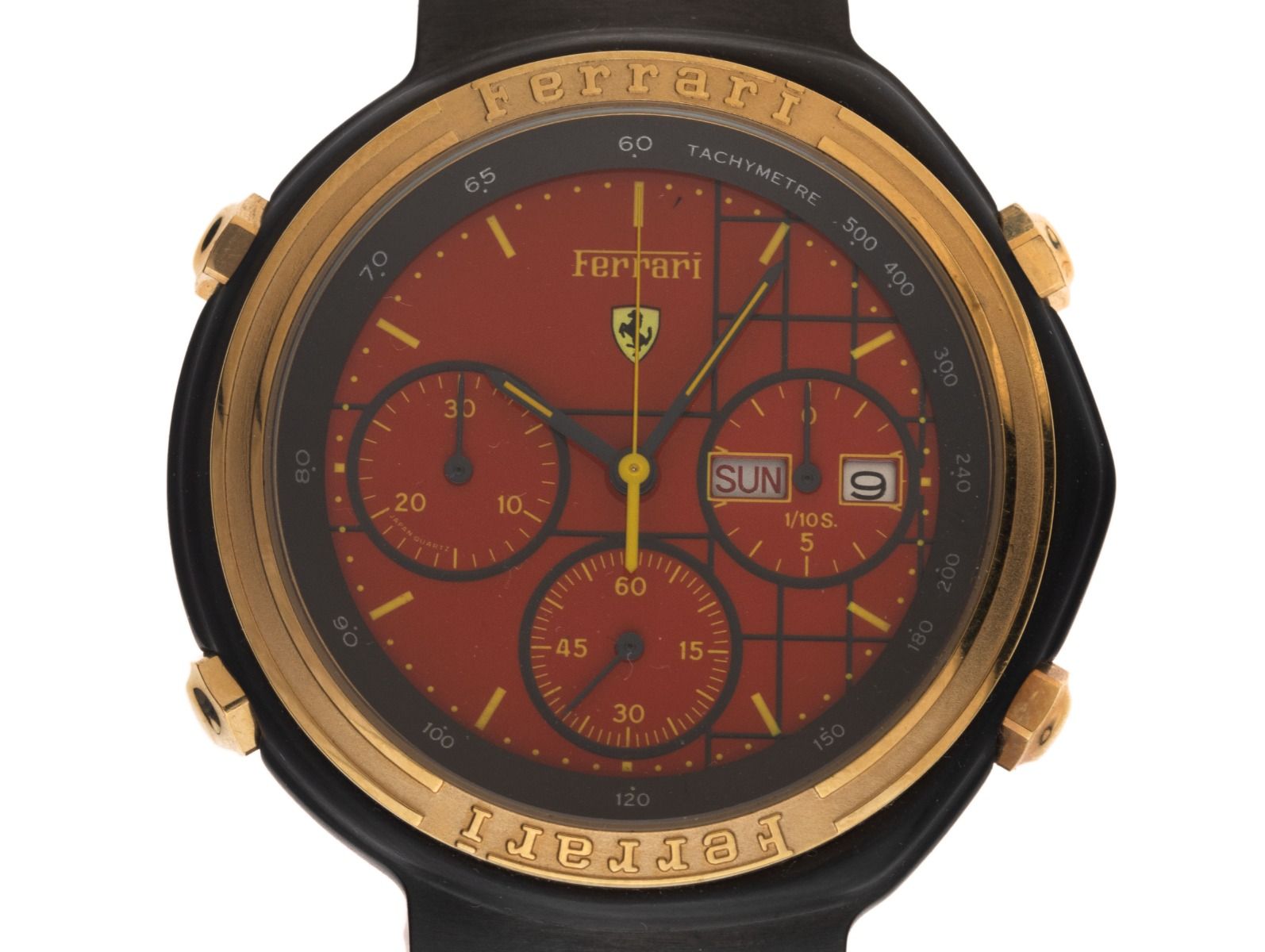 Ferrari Formula Day-Date Chronograph Ref.2609 Bj.1993 Full Set original Vintage Unpoliert