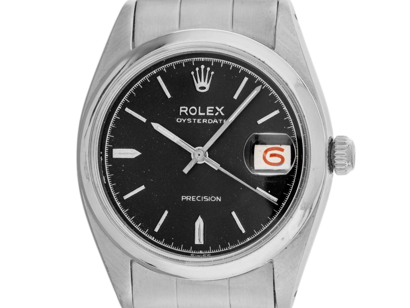Rolex Oysterdate Precision Roulette Ref.6494 Bj.1973 original Box original Vintage Unpoliert