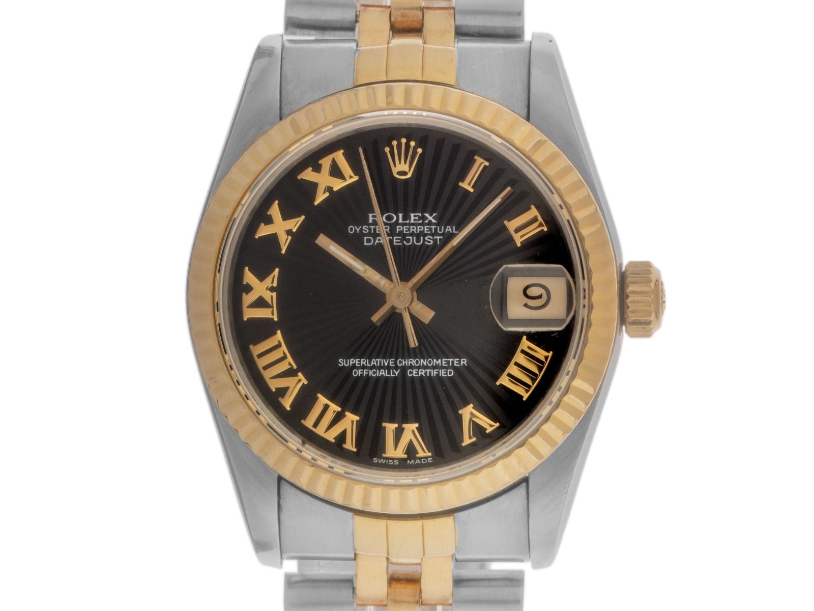 Rolex Datejust Medium Ref.6827 Bj.1990 Full original Vintage Unpoliert