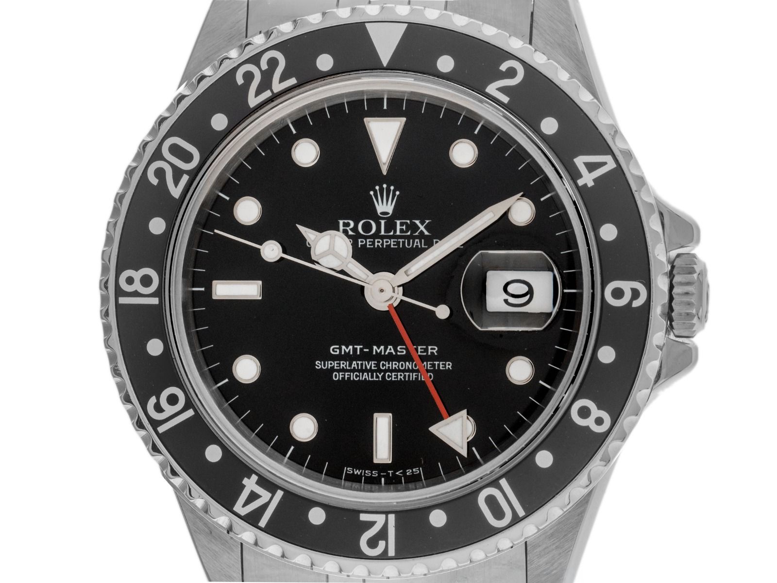 Rolex GMT Master Ref.16750 Bj.1971 Box&Beschreibung original Vintage Unpoliert