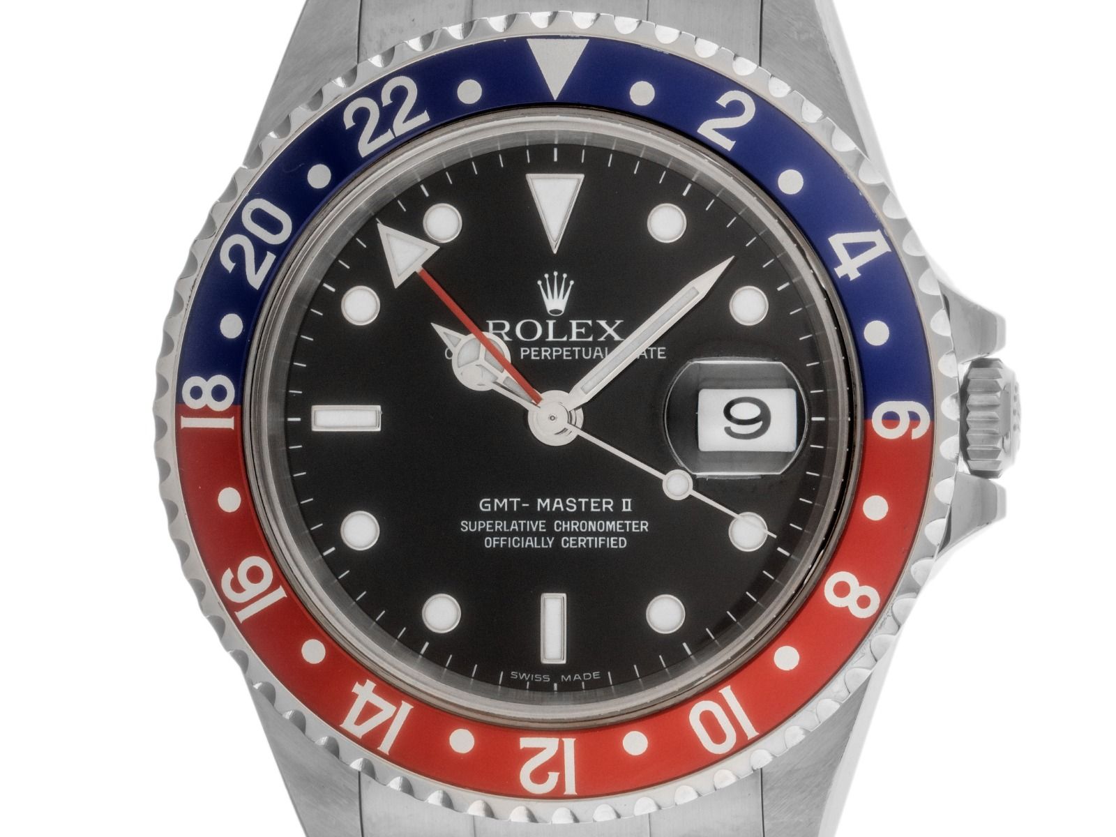 Rolex GMT Master II Pepsi Ref.16710T Bj.2006 Full Set original Vintage Unpoliert