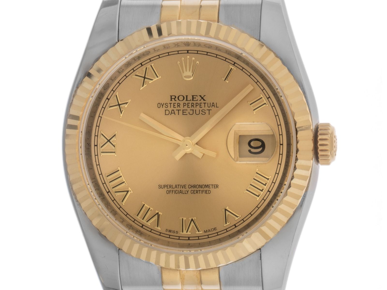 Rolex Datejust Ref.116233 Bj.2012 Full Set original Vintage Unpoliert 