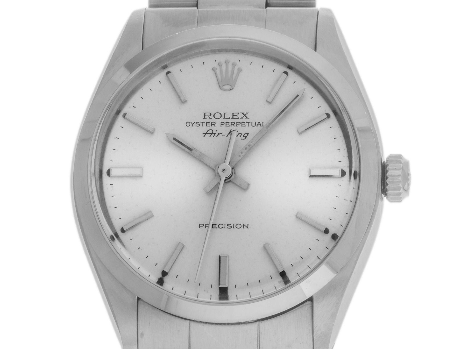 Rolex Oyster Perpetual Air King Ref.5500 Bj.1983 Box&Beschreibung Original Vintage Unpoliert