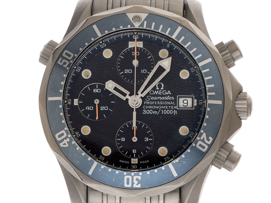 Omega Seamaster Diver 300m Ref.2298.80.00 Bj.1999 Box&Beschreibung Original Vintage Unpoliert
