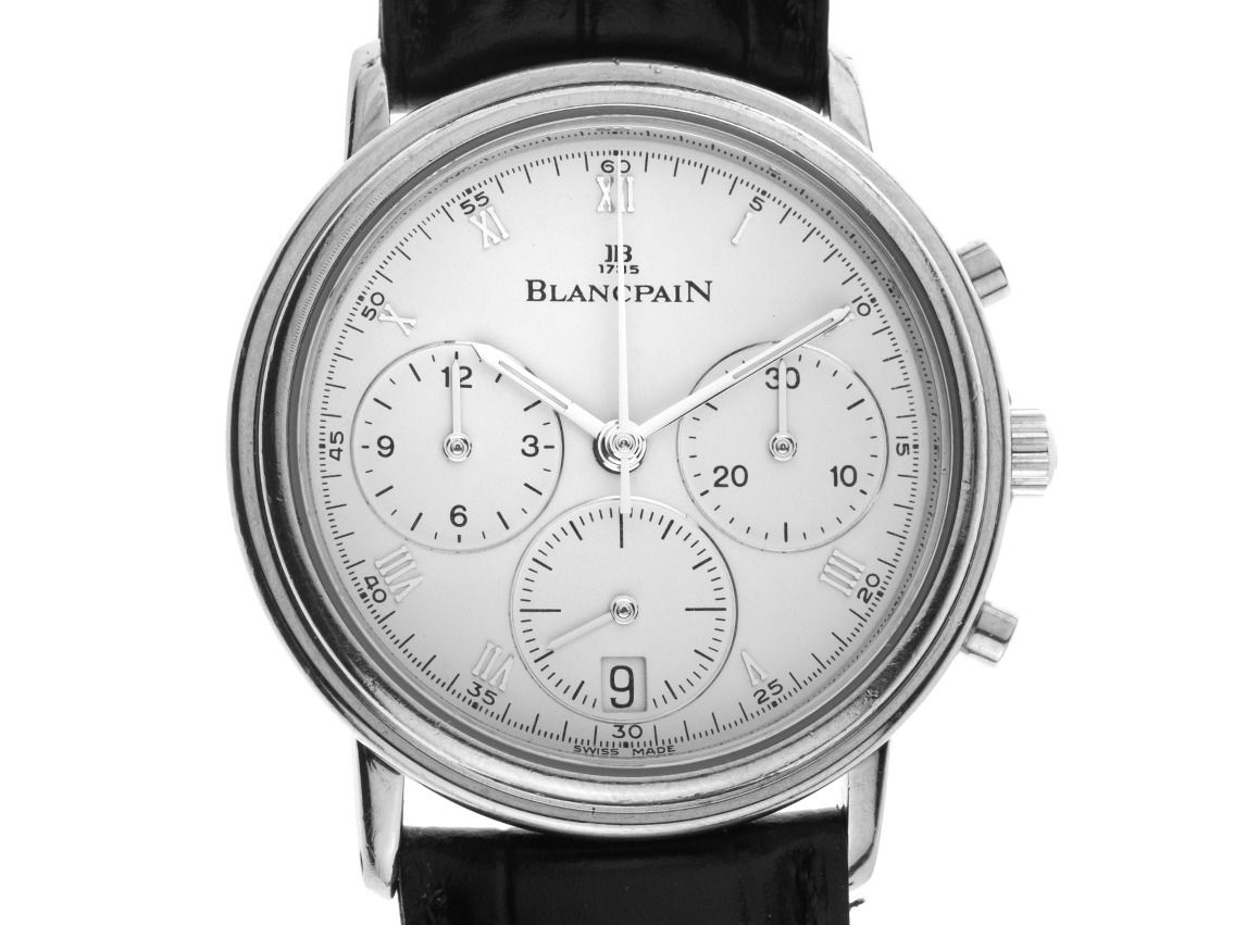 Blancpain Villeret Ref.1180-1127 Bj.2005 inkl. Service Card Original Vintage Unpoliert