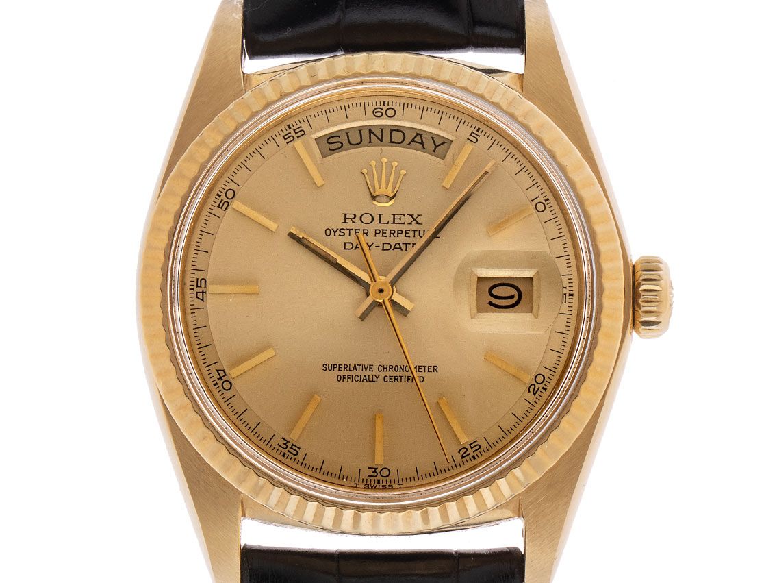 Rolex Day-Date Ref.1803 Bj.1973 Box&Beschreibung Original Vintage Unpoliert
