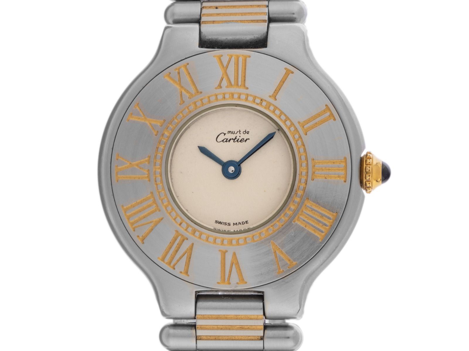 Cartier Must21 de Cartier Ref.9071 Bj.1991 Full Set original Vintage Unpoliert