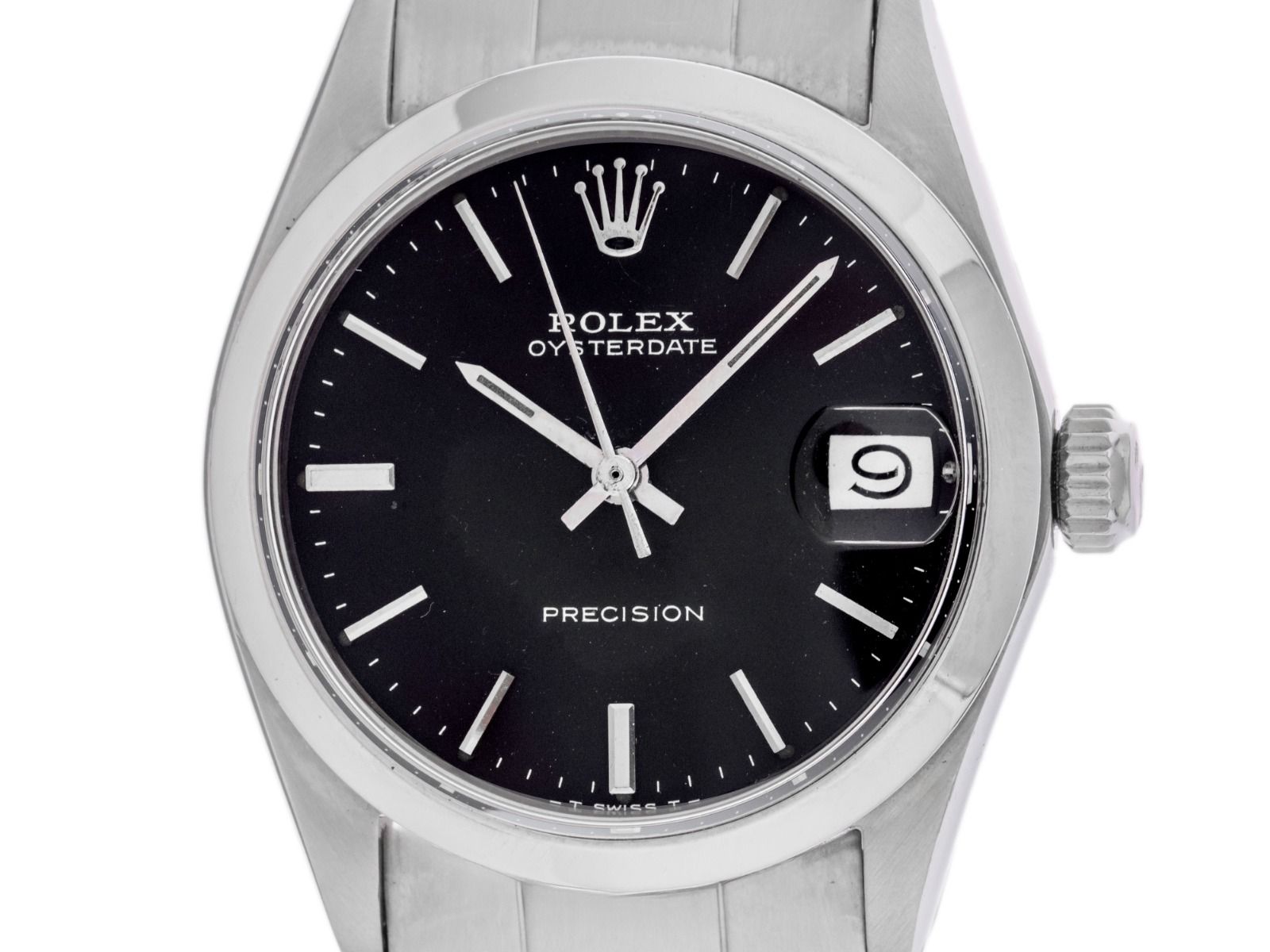 Rolex Oysterdate Precision Ref.6466 Bj.1969 Box&Beschreibung original Vintage Unpoliert