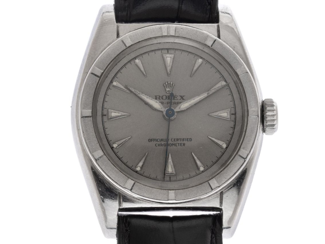 Rolex Oyster Perpetual Bubbleback Ref.6015 Bj.1960 original Box Original Vintage Unpoliert