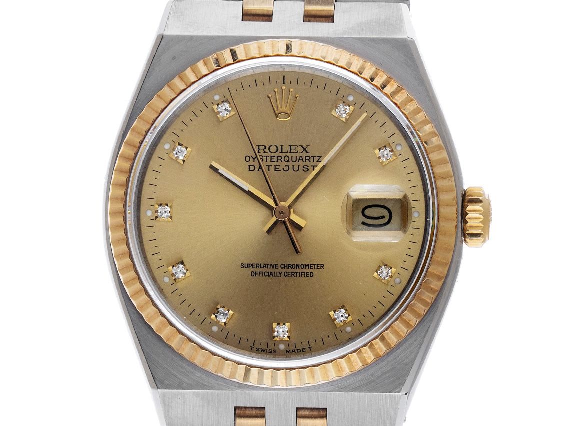Rolex Oysterquarz Ref.17013 Bj.1990 Box&Beschreibung Original Vintage Unpoliert