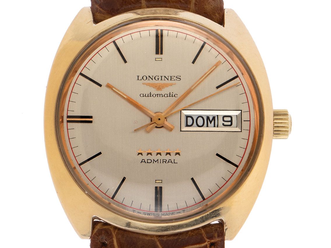 Longines Admiral 5 Stars Ref.8341-4 Bj.1975 original Box Original Vintage Unpoliert
