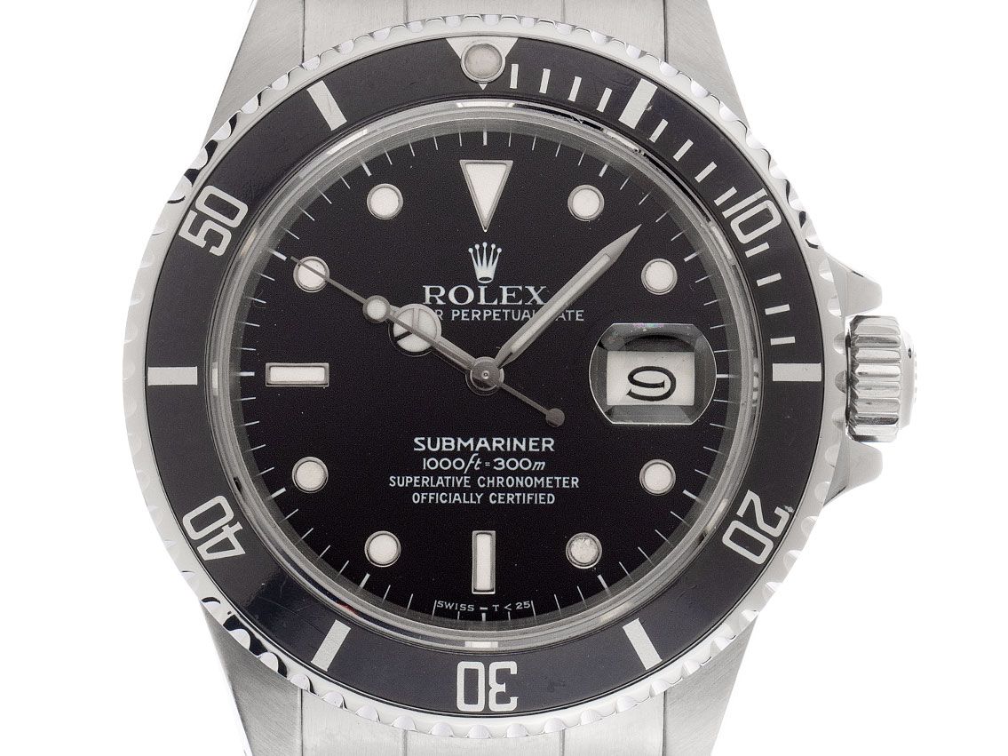 Rolex Submariner Date Ref.16800 Bj.1985 Box&Beschreibung sehr gut Vintage