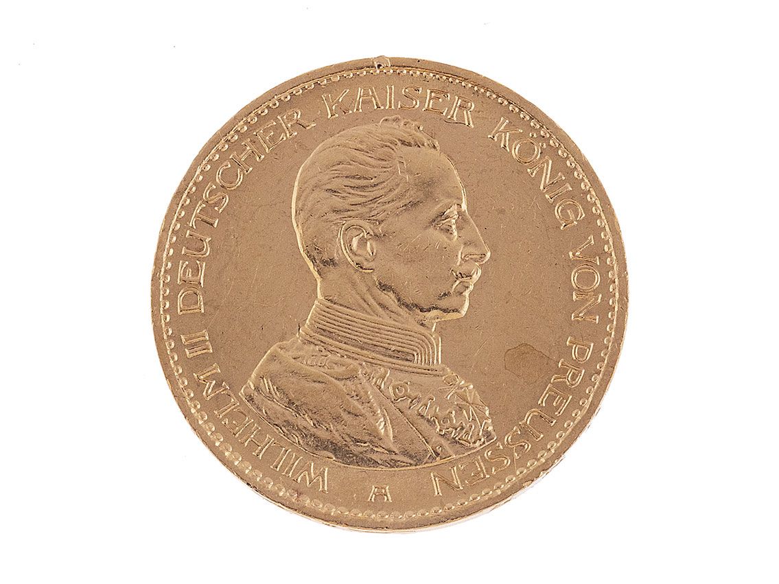 Goldmünze 20 deutsche Mark 1913 900 Feingold 7,95g